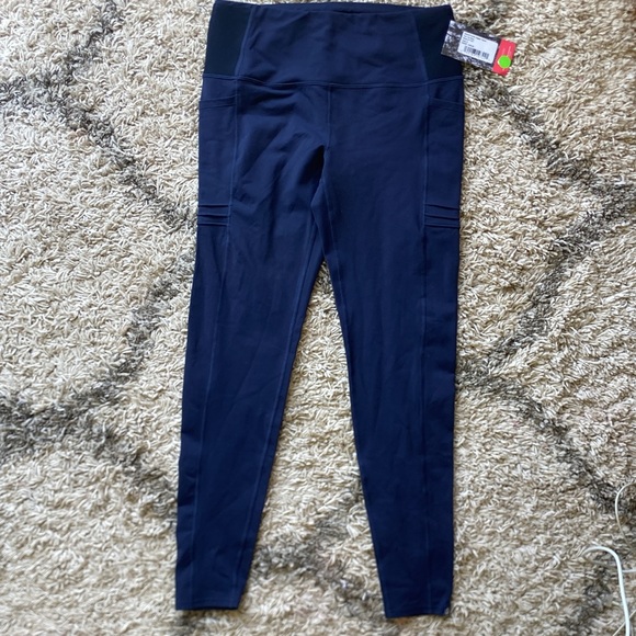 NWT Oiselle Pocket Jogger Tights Ink Blue - Picture 5 of 5
